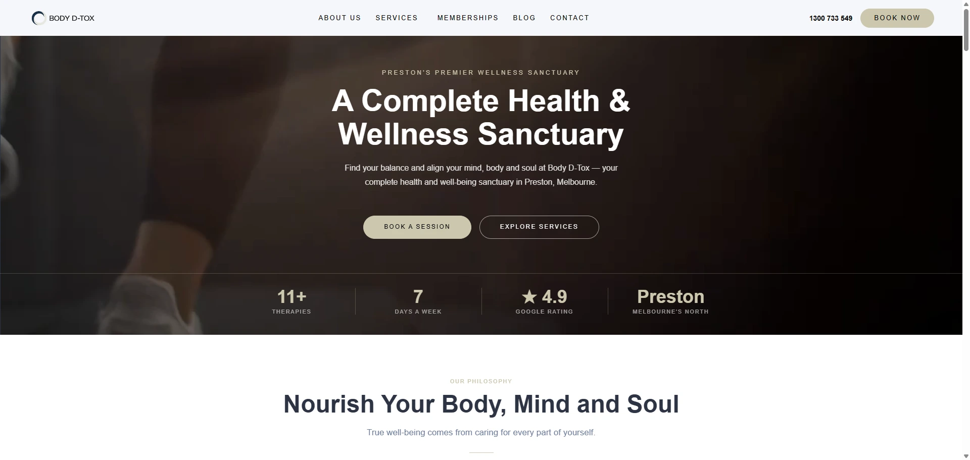 A Professional Website