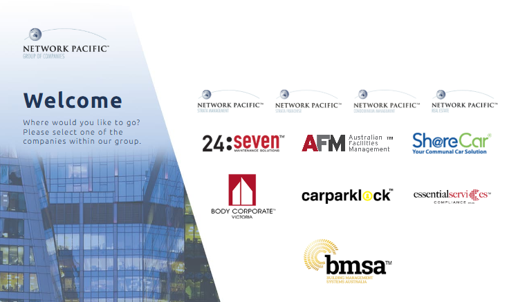 Network Pacific Website Screenshot